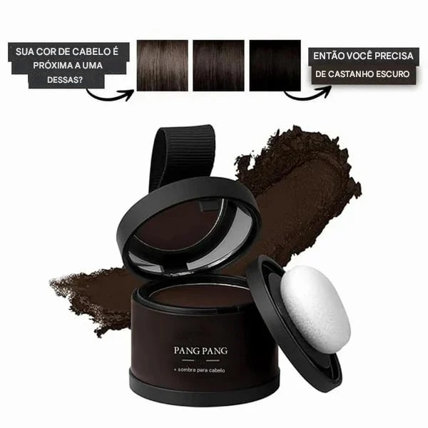 Pó para linha do cabelo - retoque de raiz e cobertura de queda de cabelo