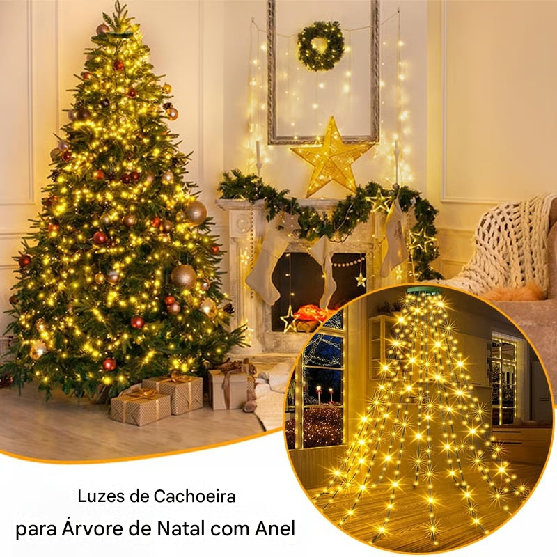Luzes para Árvore de Natal com Anel (Compre 1 Leve 2)