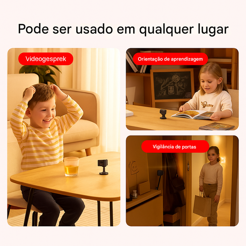 SafeCam Pro™ | Sempre protegido – mesmo sem internet ou energia elétrica