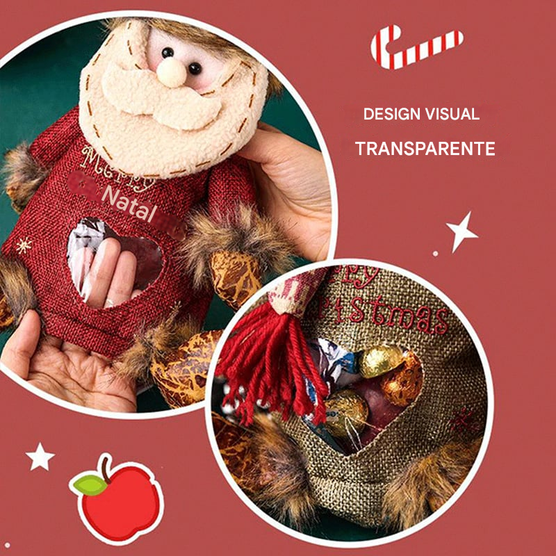 Sacolas de Presente de Natal (Compre 1 Leve 2)
