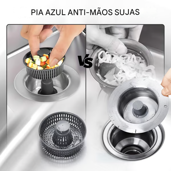 Filtro de drenagem de núcleo de pia (COMPRE 1 LEVE 2)