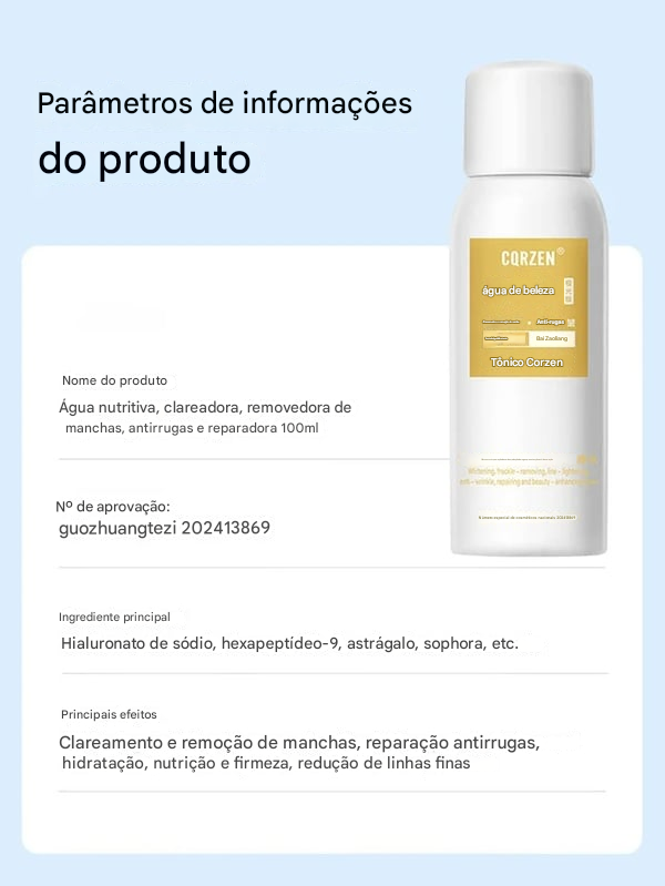 【Todos os tipos de manchas podem ser removidos com um único spray】 Água de beleza clareadora e removedora de imperfeições