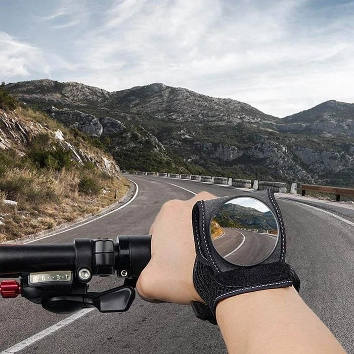 🎁Retrovisor de segurança para pulso de bicicleta