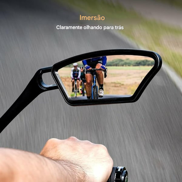 Espelhos retrovisores para bicicleta para mais segurança e conforto! 🚴‍♂️✨Visão nítida, mais conforto em cada pedalada