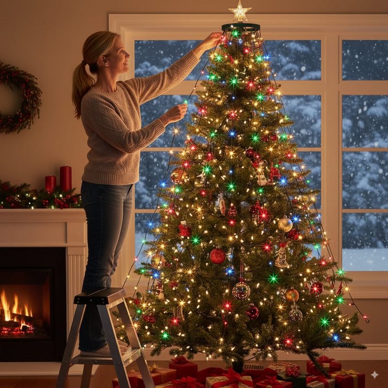 Luzes para Árvore de Natal com Anel (Compre 1 Leve 2)